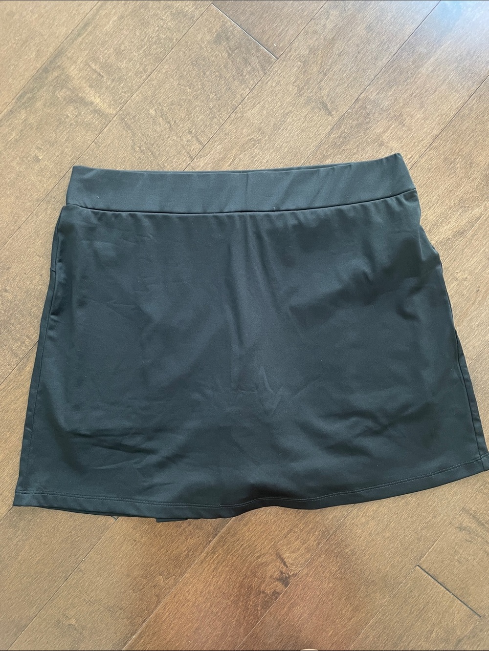 J.Crew Black Active Skort with Pleat Detail